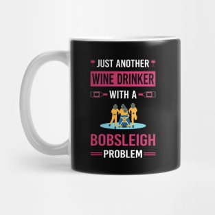 Wine Drinker Bobsleigh Bobsled Mug